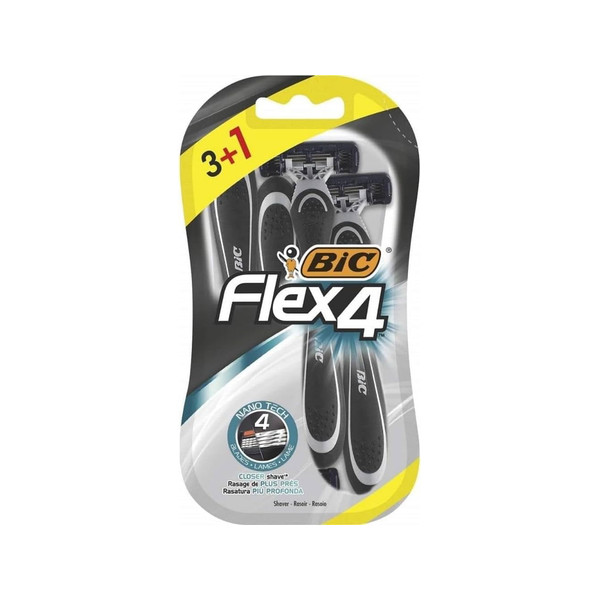 84064-باكت BIC FLEX4 3+1PCS - Image 1