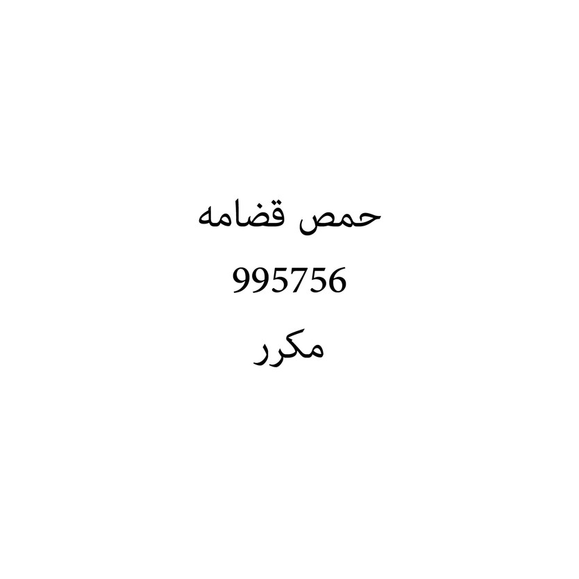 00833 حمص قضامه - Image 1